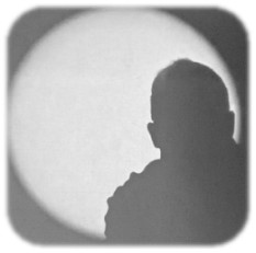 Sonnenbild mit Schatten